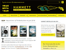 Tablet Screenshot of hammett-krimis.de